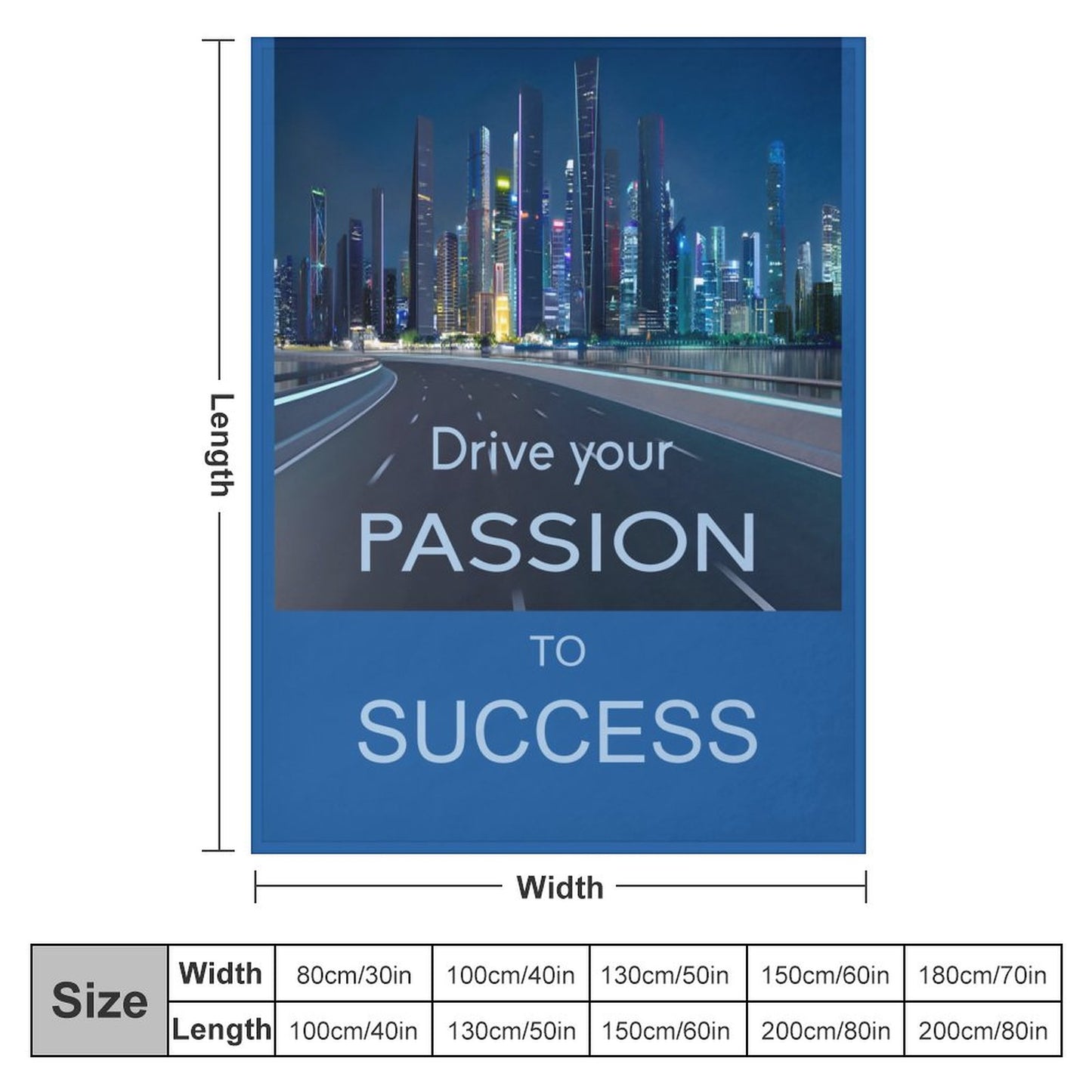 280gsm Flannel Blanket-60"x80" (Dual-sided Printing)