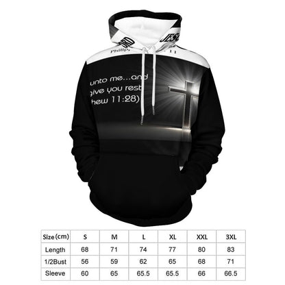 230gsm Printed Hoodie for Men (All-Over Printing)