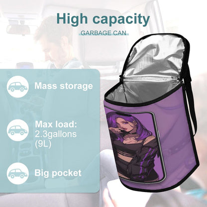 Collapsible Car Trash Bin