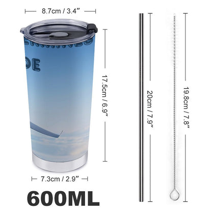 Car Travel Mug Set with Cleaning Kit (590ml/20oz)