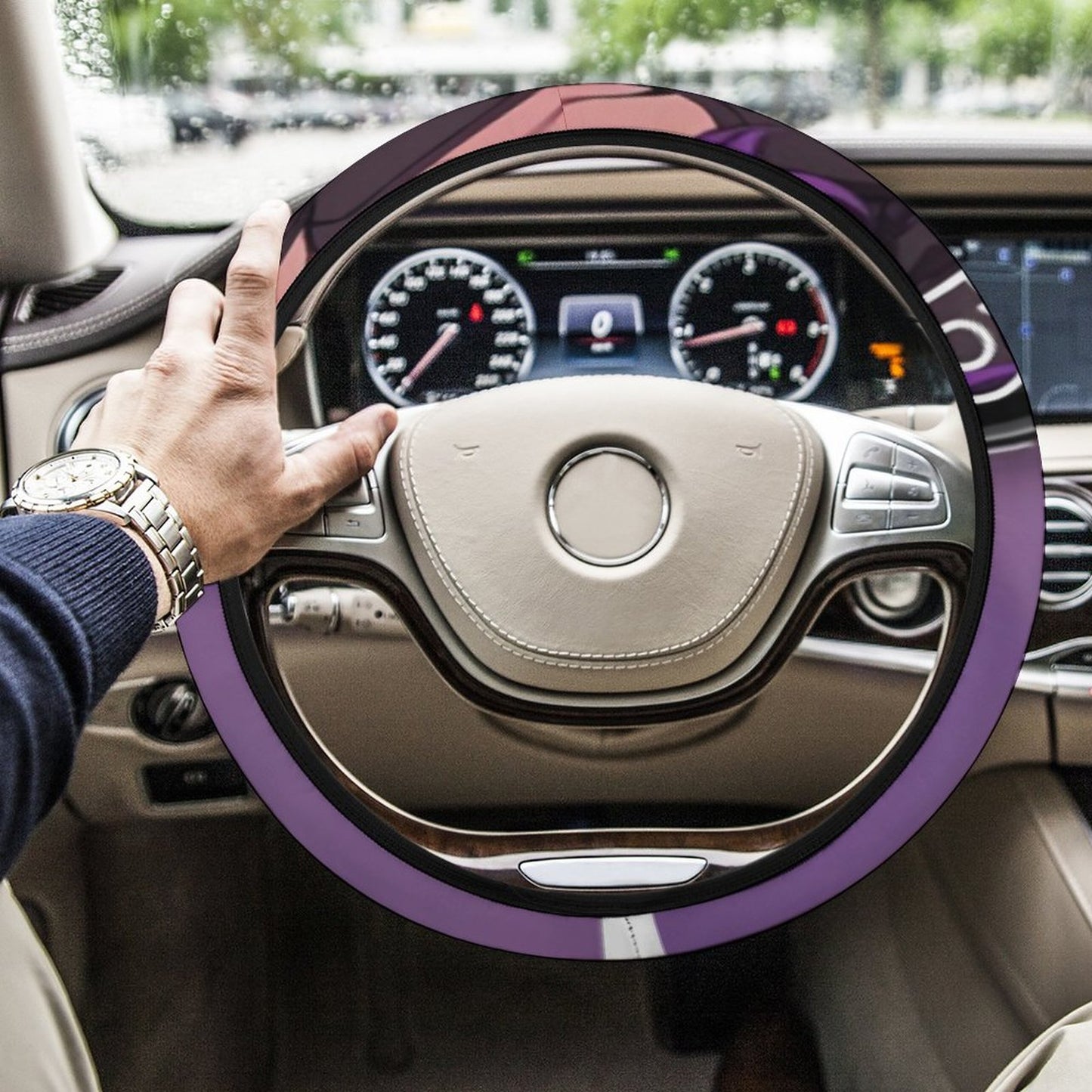 Car Steering Wheel Cover