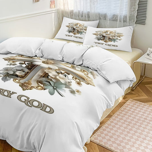 TWIN 3-Piece Bedding Set-86"×70"/ 218×177cm