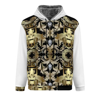230gsm Full Zip up Hoodie with Plush Lining WZIP (All-Over Printing)