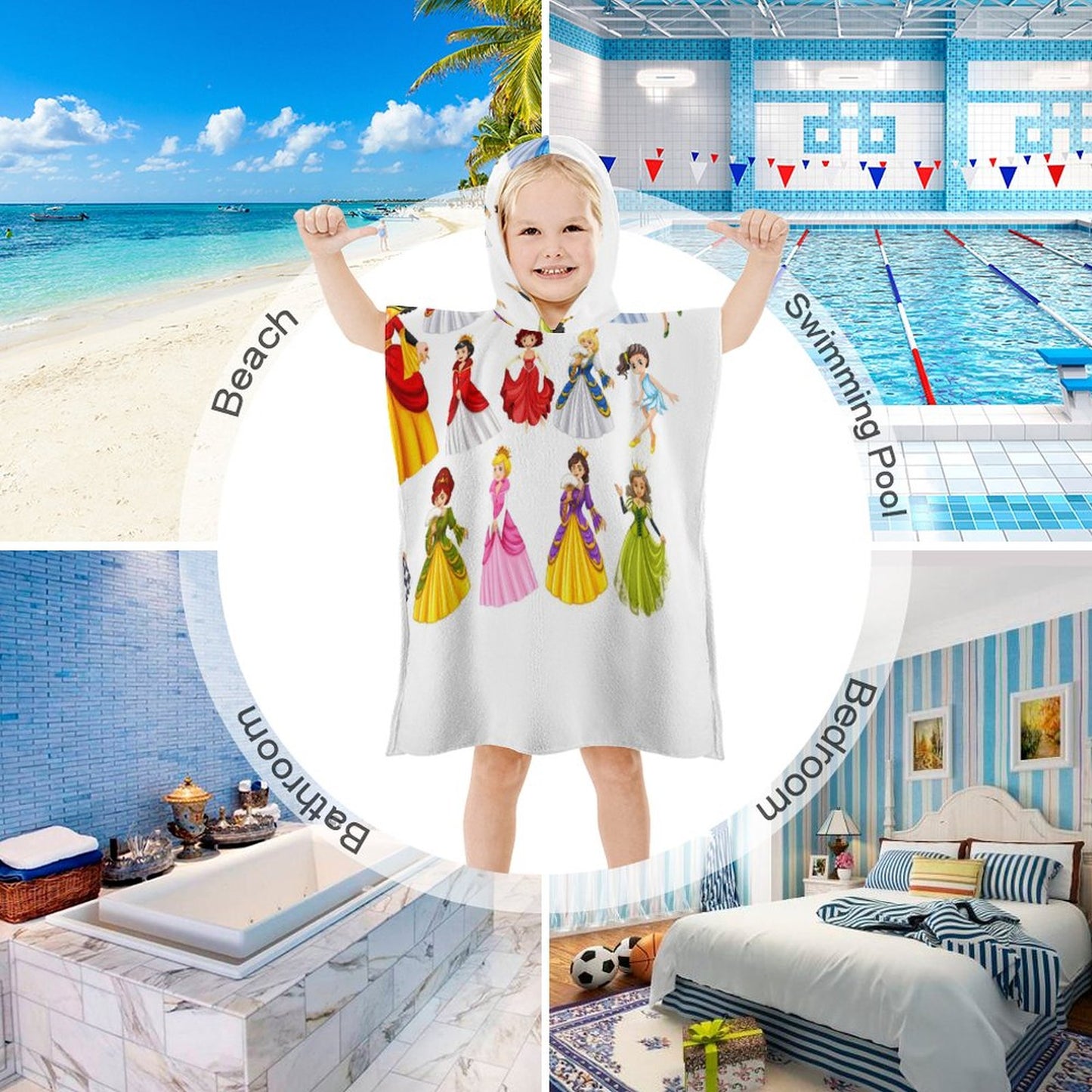 Hooded Towel for Kids (All-Over Printing)