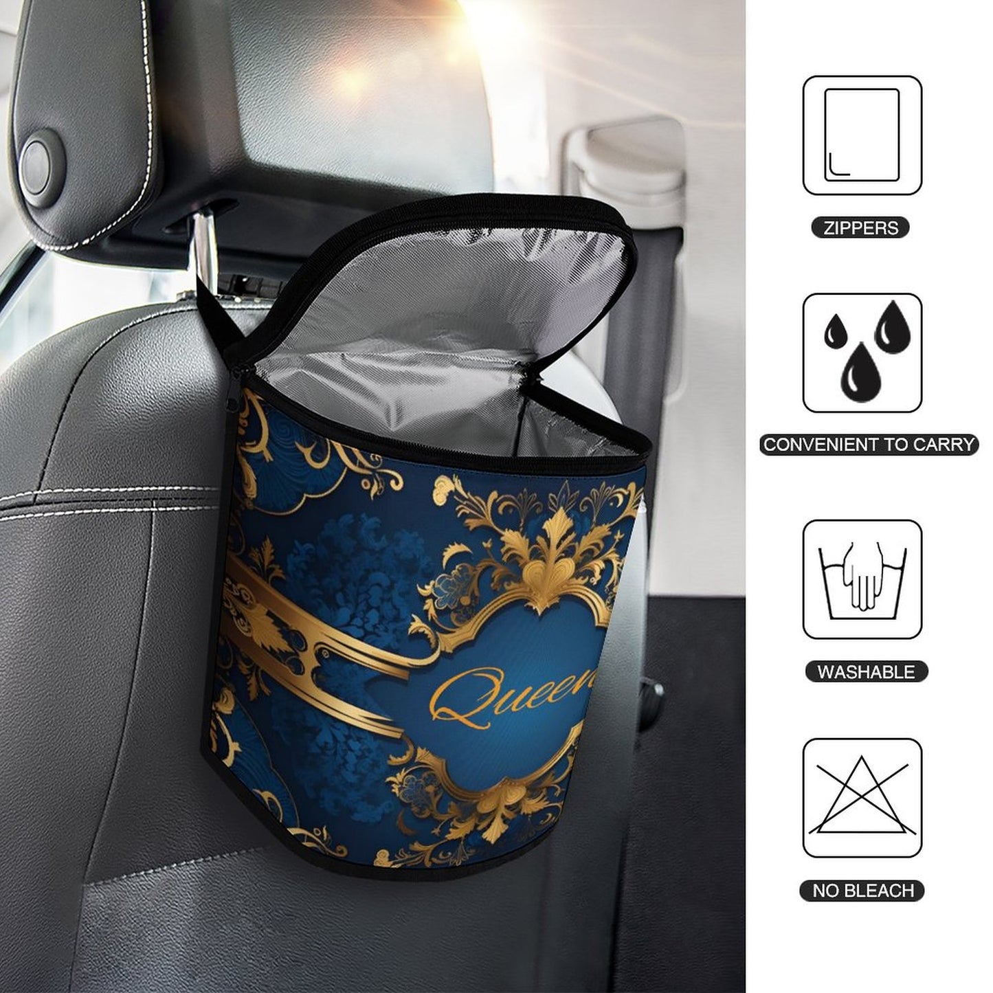 Collapsible Car Trash Bin