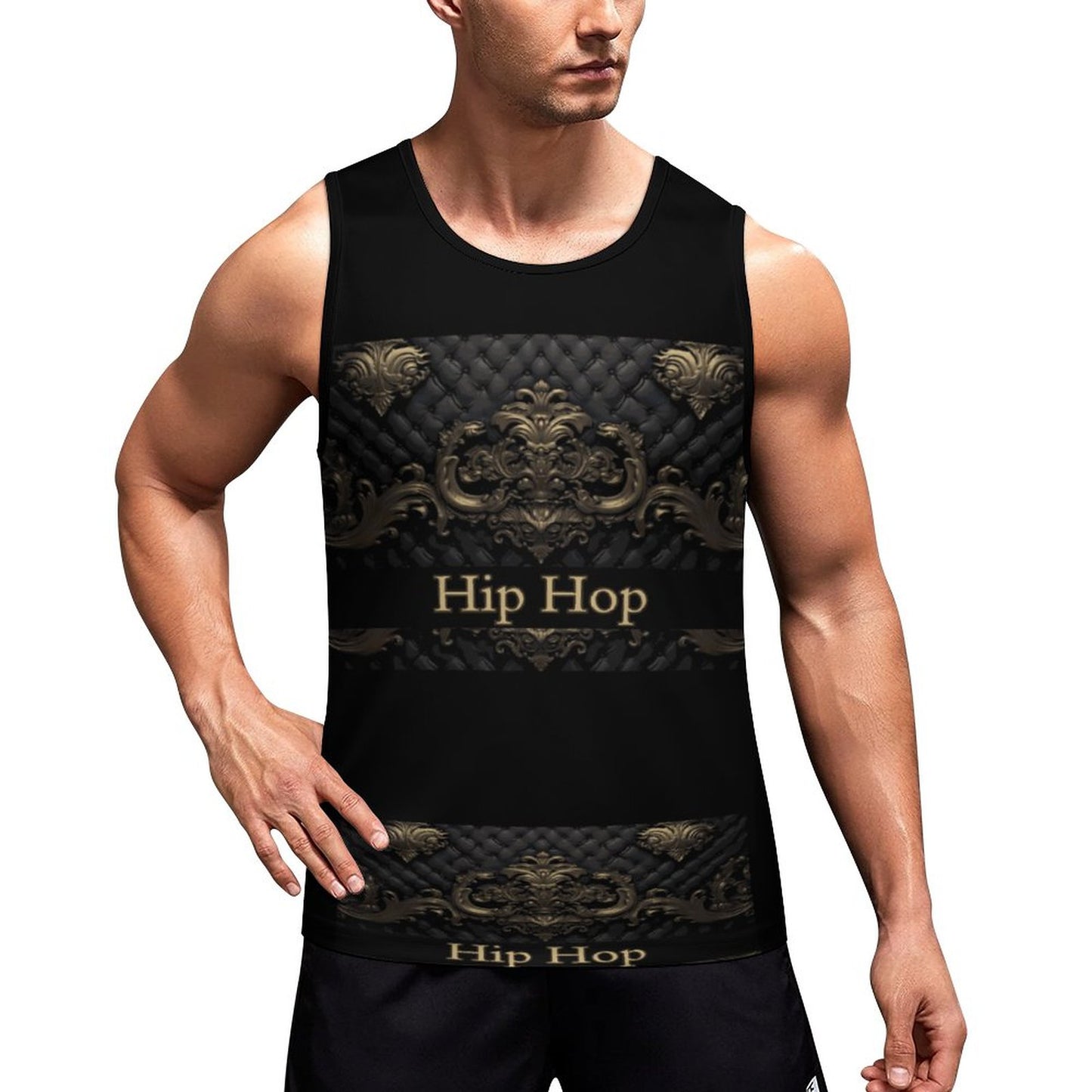 Men's Printed Vest BK (All-Over Printing)