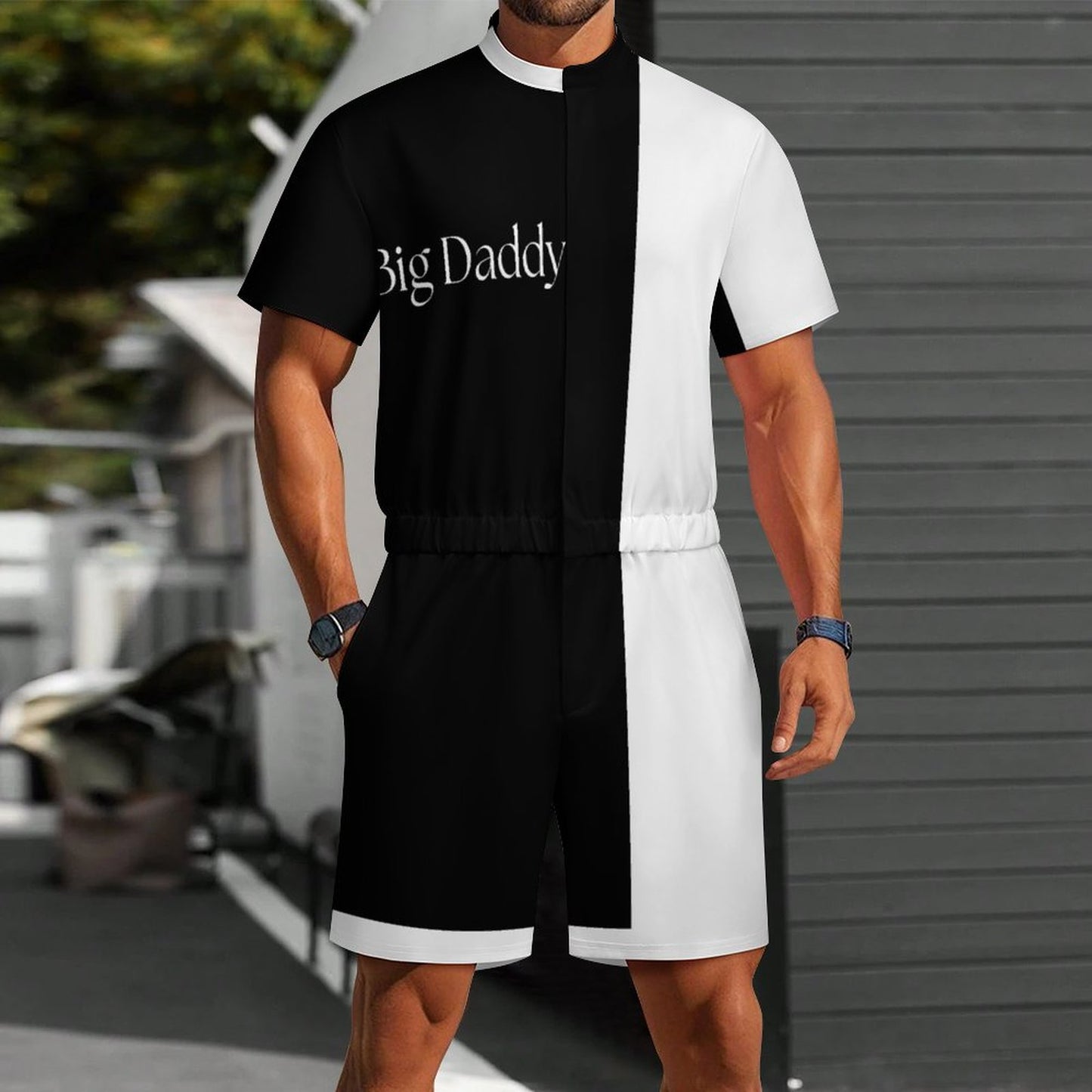 Short Sleeve Romper-BIG DADDY