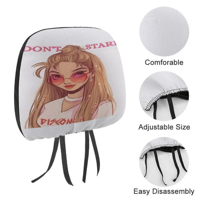 Custom Car Headrest Covers
