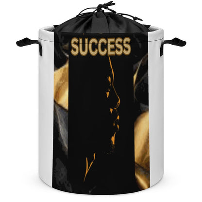 Drawstring collapsible Laundry Basket