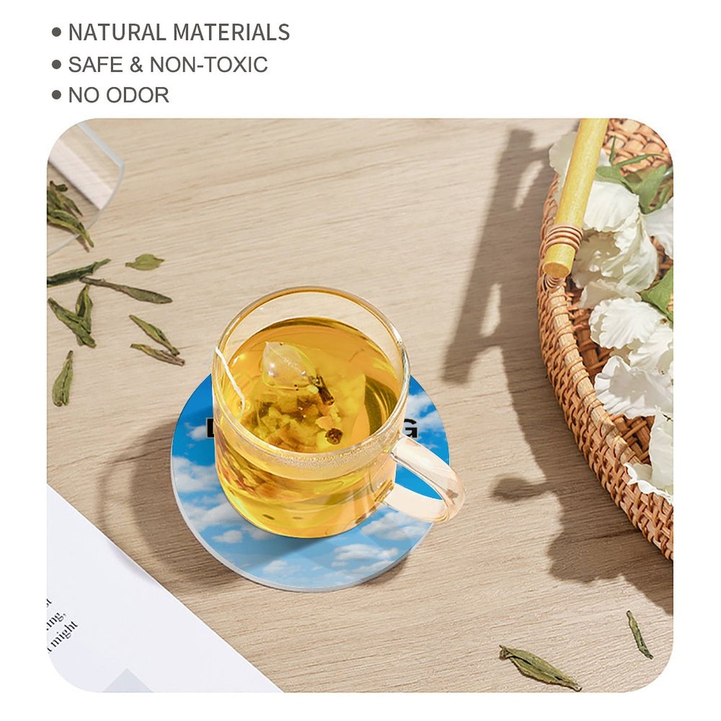 Round Ceramic Coaster
