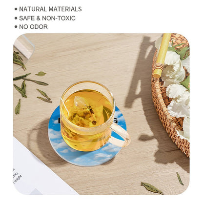 Round Ceramic Coaster