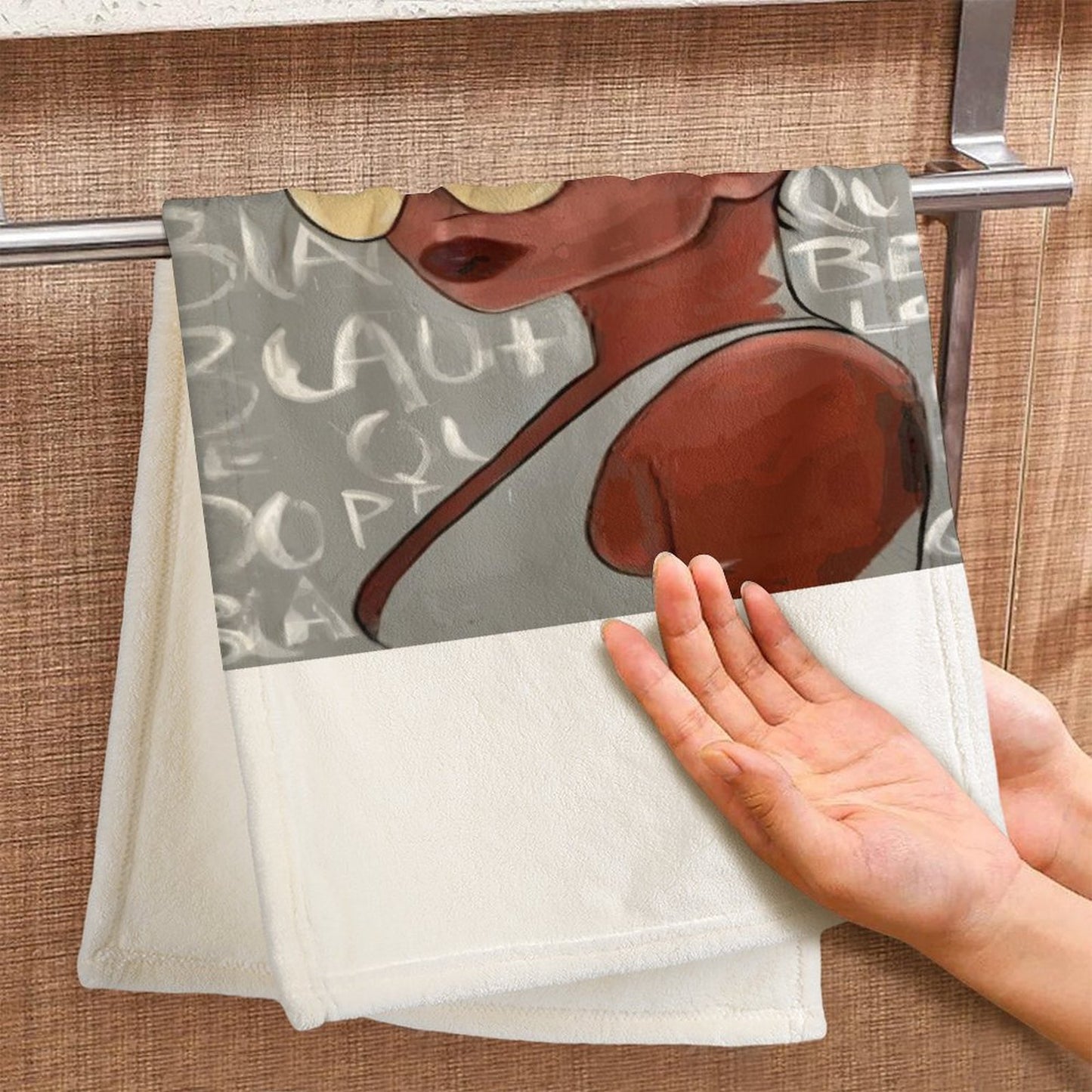 Coral Velvet Towel
