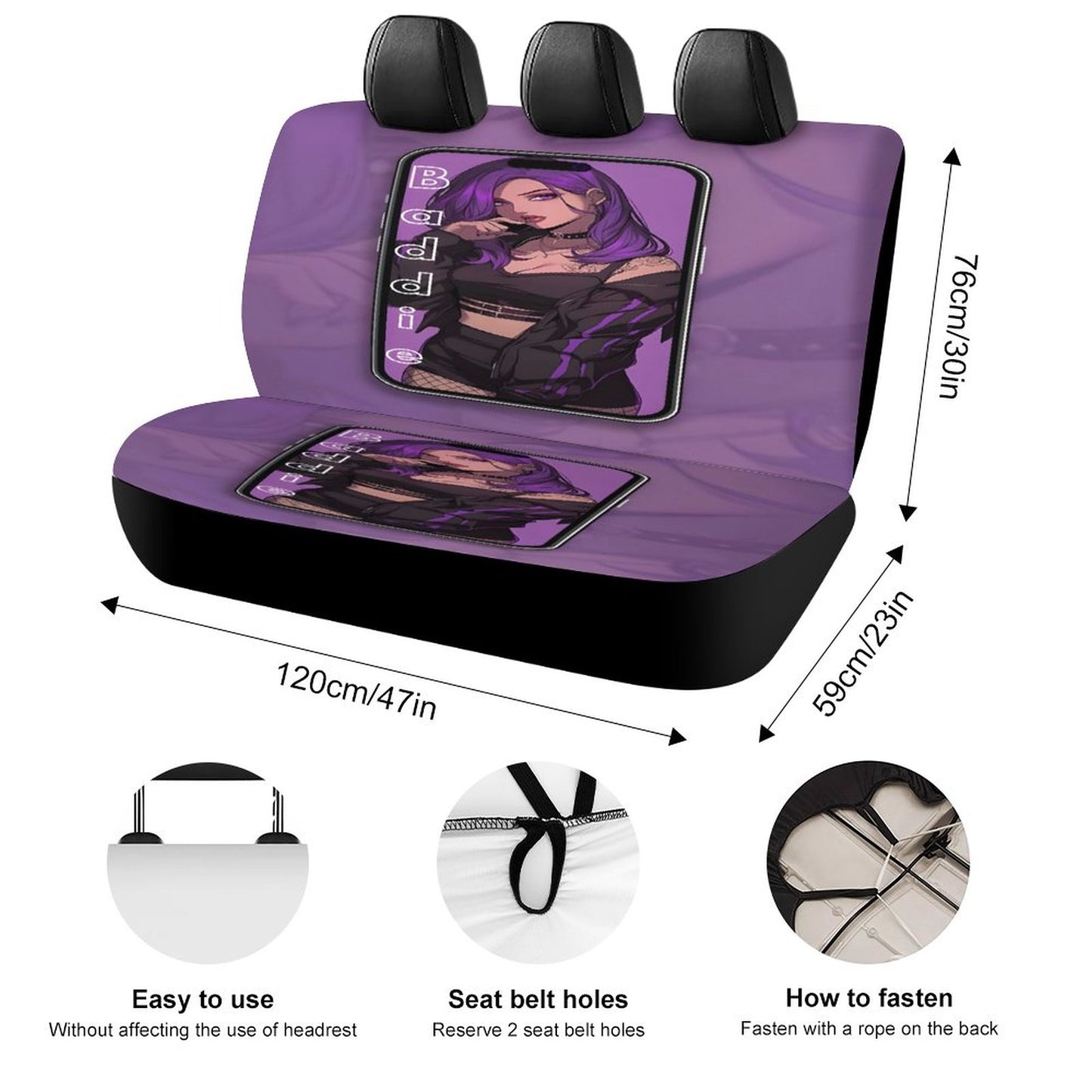 Back Seat Cover for Cars