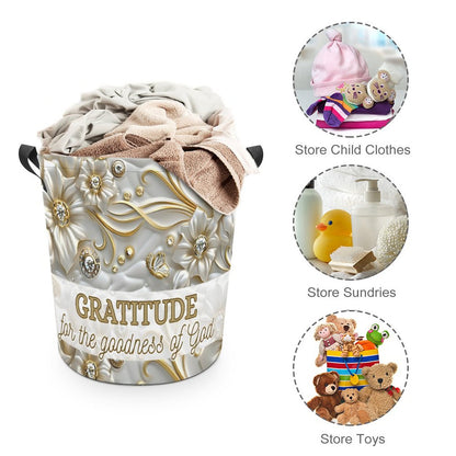 Oxford Collapsible Laundry Basket