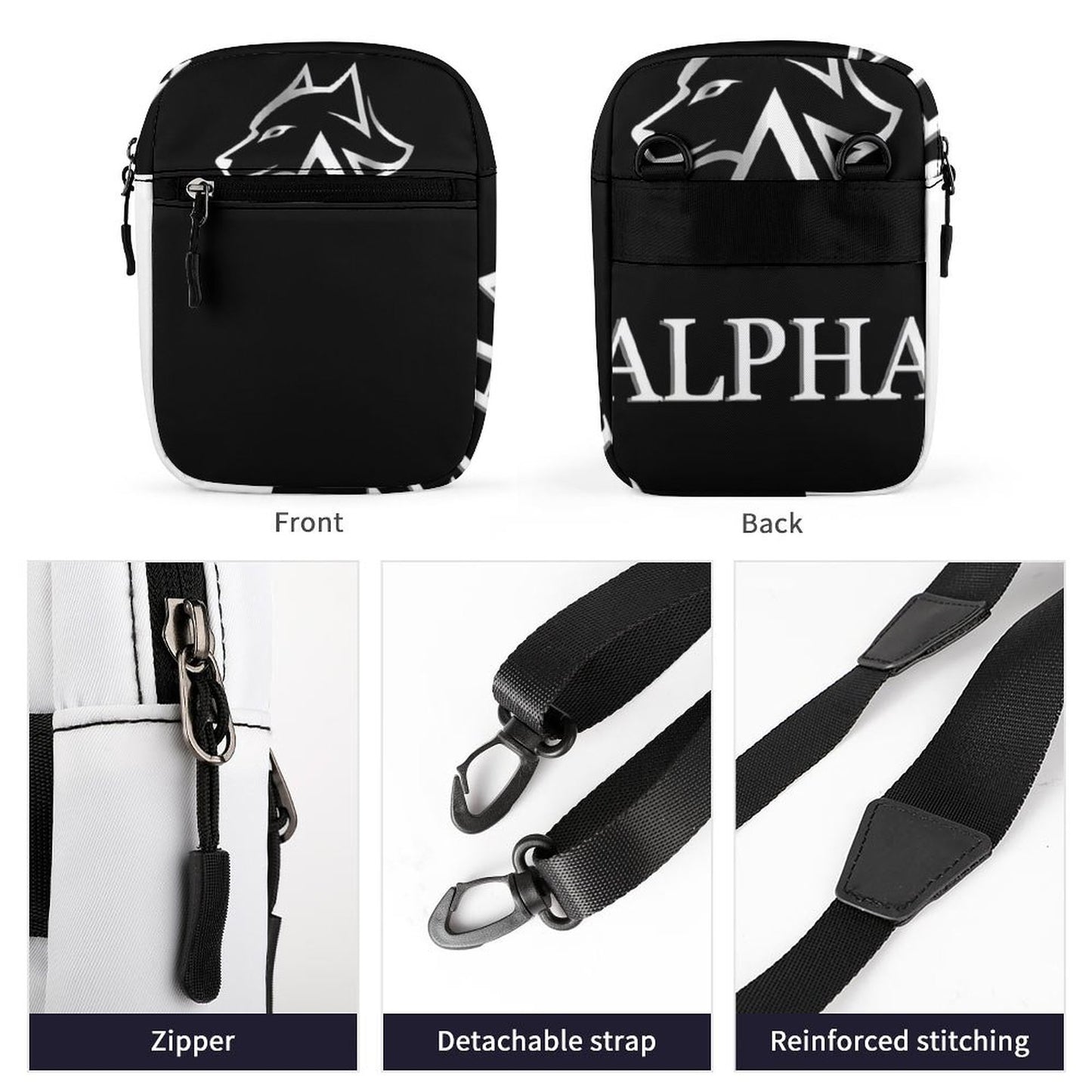 Small Messenger Bag Q026 (All-Over Printing)