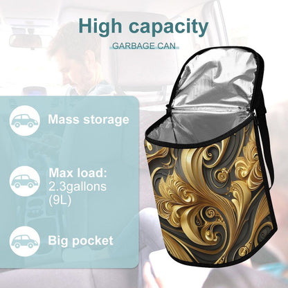 Collapsible Car Trash Bin