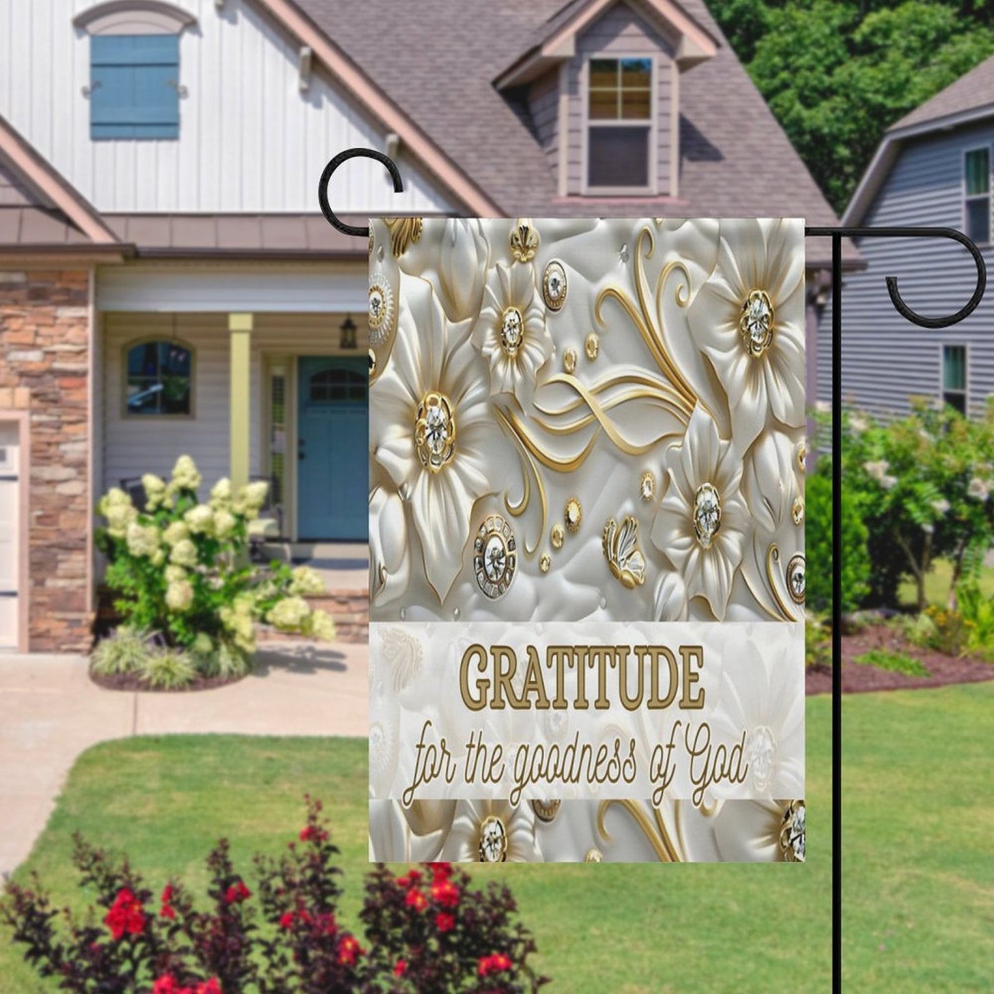 Garden Flag (2 Pics on 2 Sides)-12"x18"