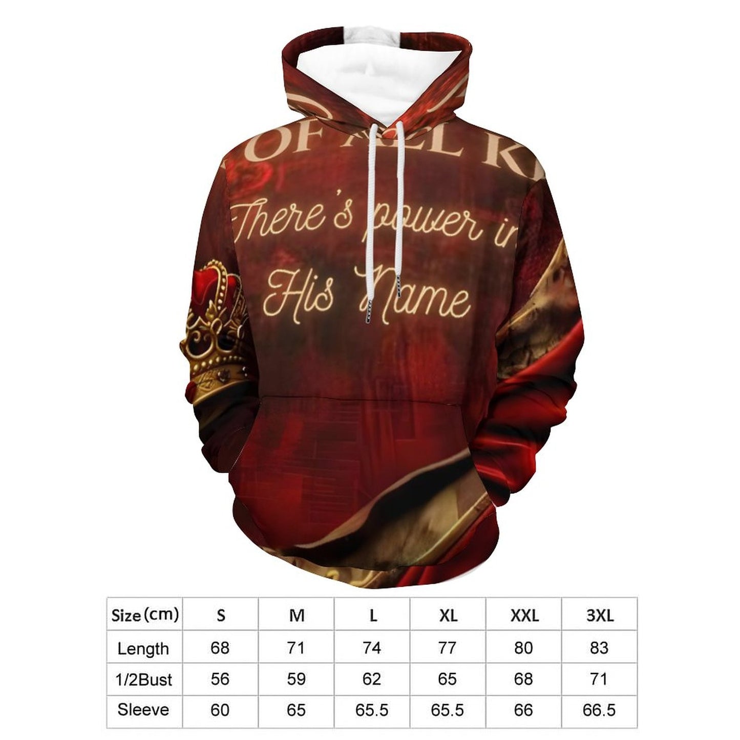 230gsm Printed Hoodie for Men (All-Over Printing)