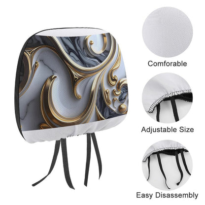 Custom Car Headrest Covers