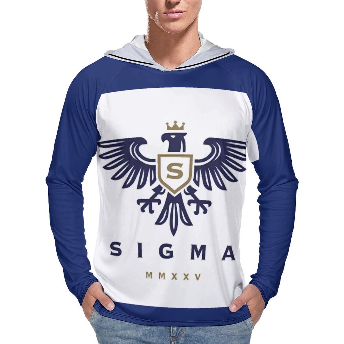 Men's Long Sleeve Hoodie NZ145 (All-Over Printing)