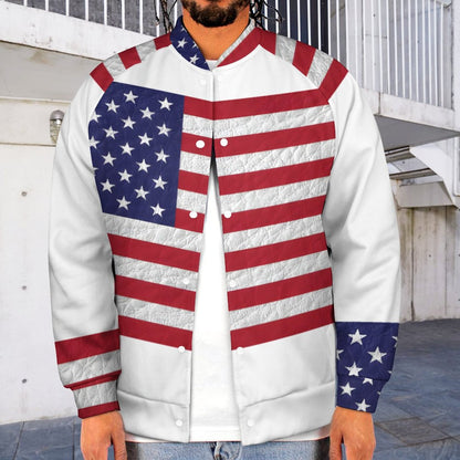AMERICA Men's Baseball Jacket-2XS-6XL