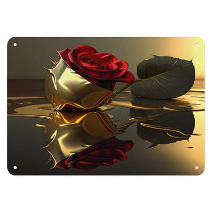 Horizontal Personalized Metal Wall Art Tin Sign-5.5"x7.9"/14x20cm