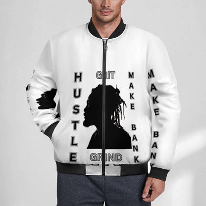 180gsm Zipper Bomber Jacket BMJ (All-Over Printing)