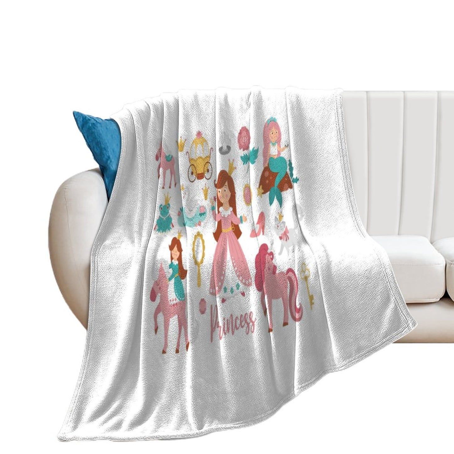 250gsm Flannel Throw Blanket-60"x80"