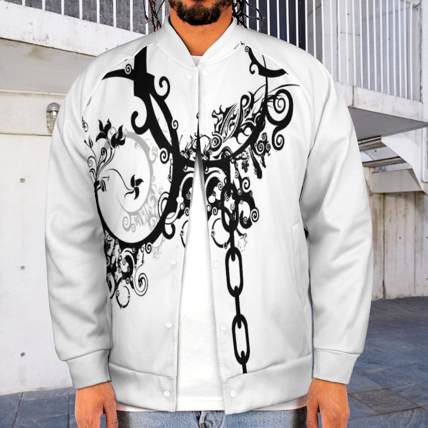 Men's Baseball Jacket (All-Over Printing)