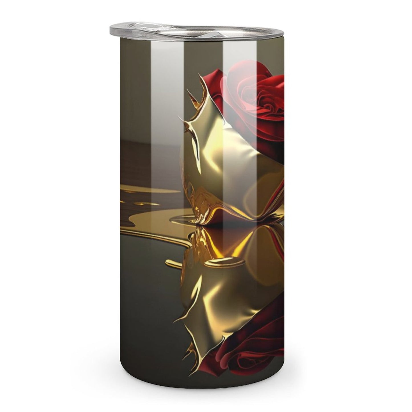 ROSE IN GOLD Insulated Drinking Cup with Lid