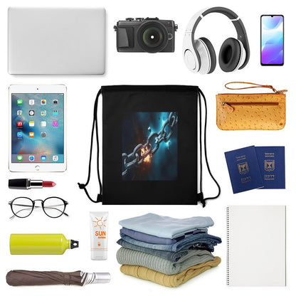 Custom Drawstring Bags with Waffle Cloth Designs