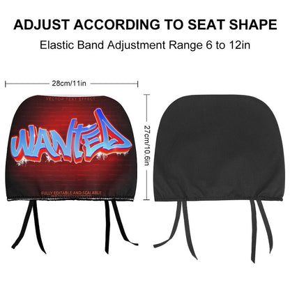 Custom Car Headrest Covers