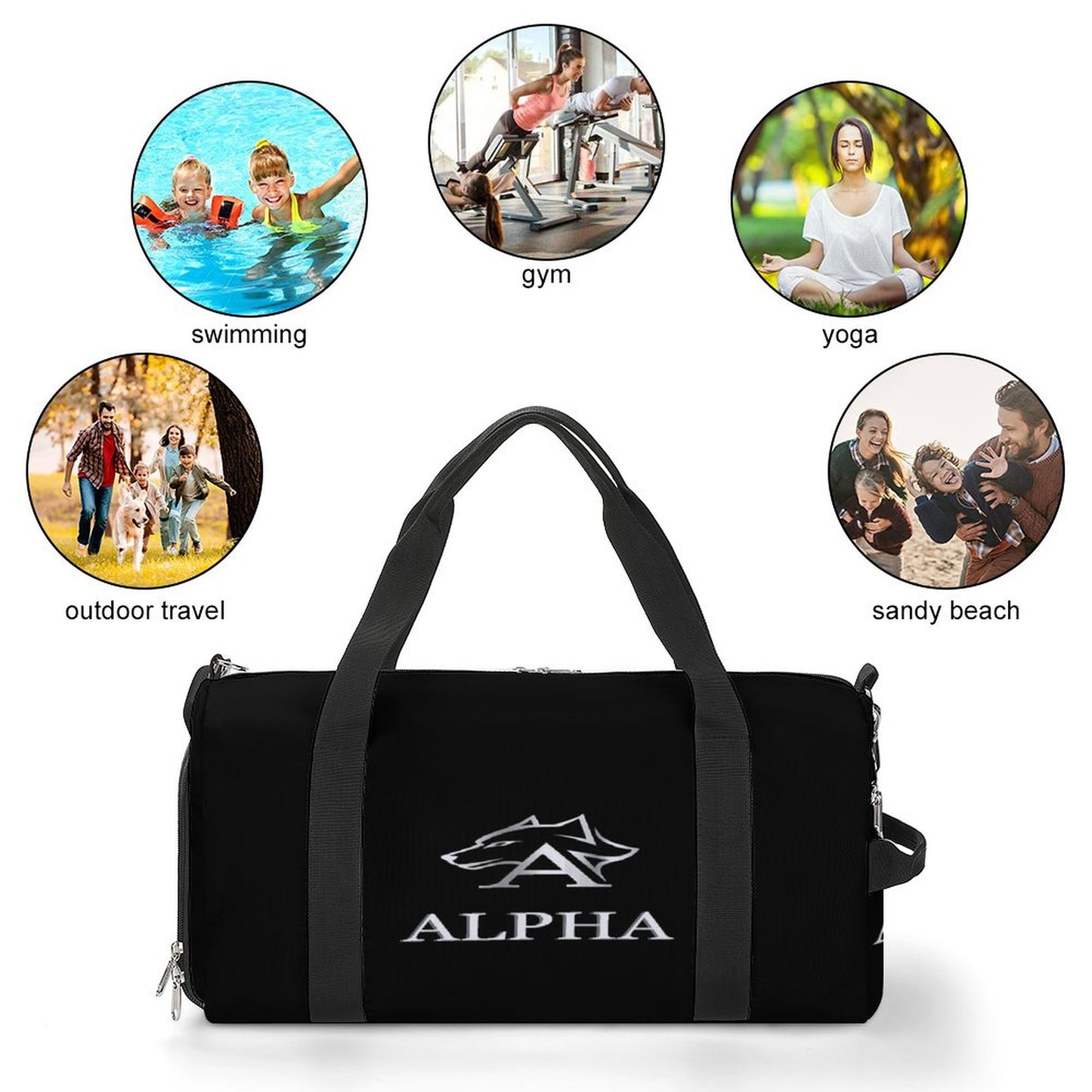 Gym bag A017 Large Capacity Sports Duffel