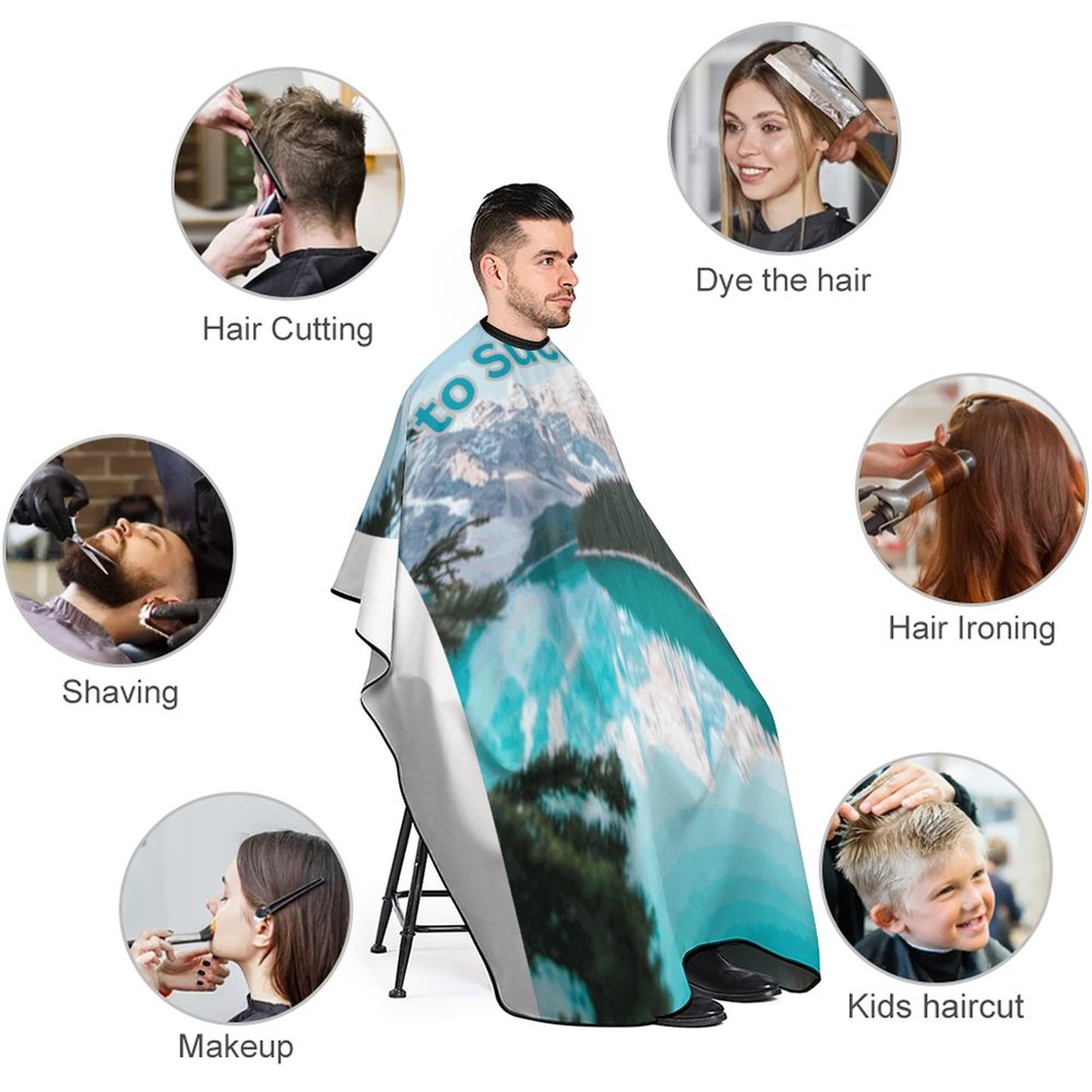 Adult Custom Barber Cape