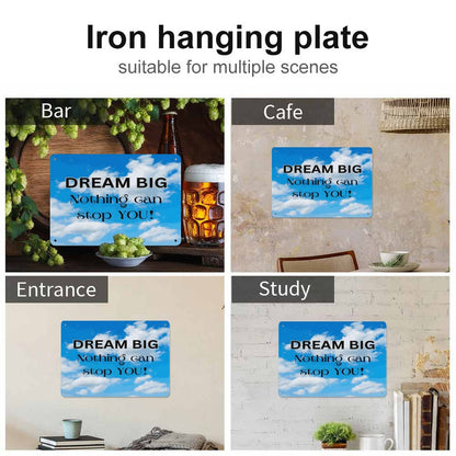 Horizontal Personalized Metal Wall Art Tin Sign-5.5"x7.9"/14x20cm
