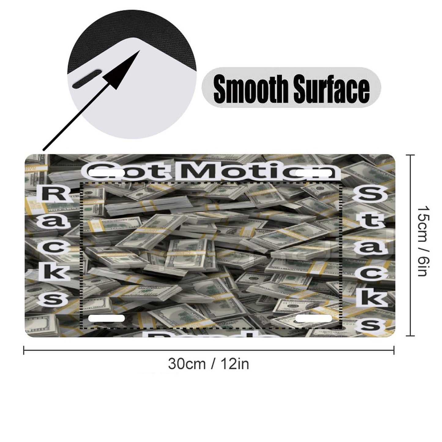 Car License Plate-11.8”x5.9”