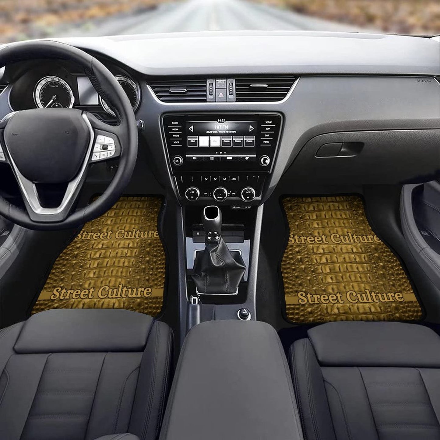 STREET CULTURE Alligator Car Mats (Set of 4)