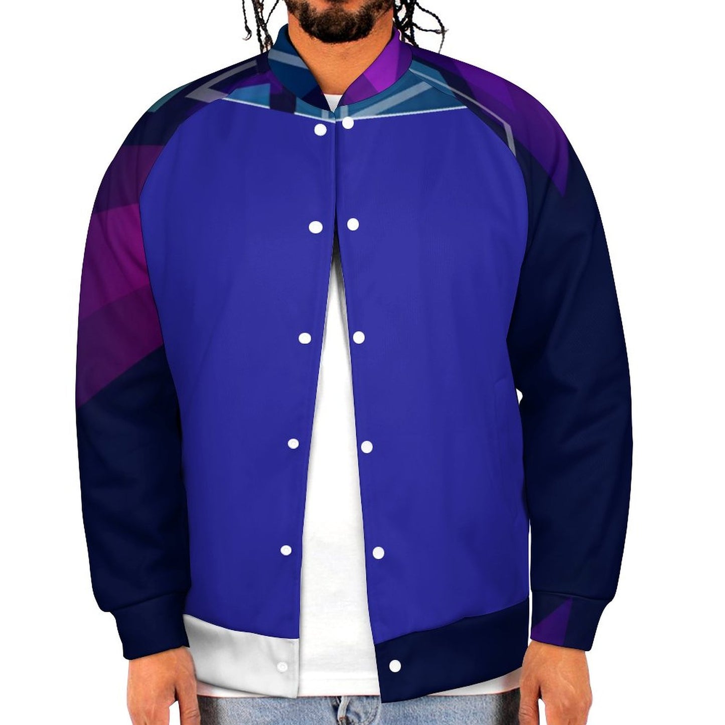 Men's Baseball Jacket (All-Over Printing)
