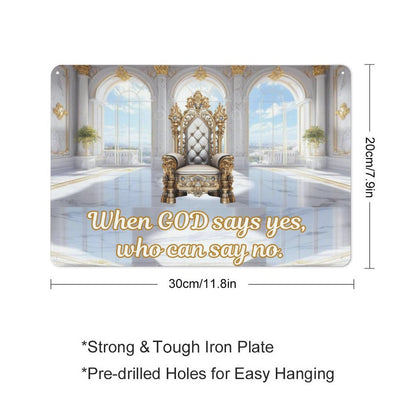 Horizontal Vintage Metal Sign-7.9"x11.8"/ 20x30cm