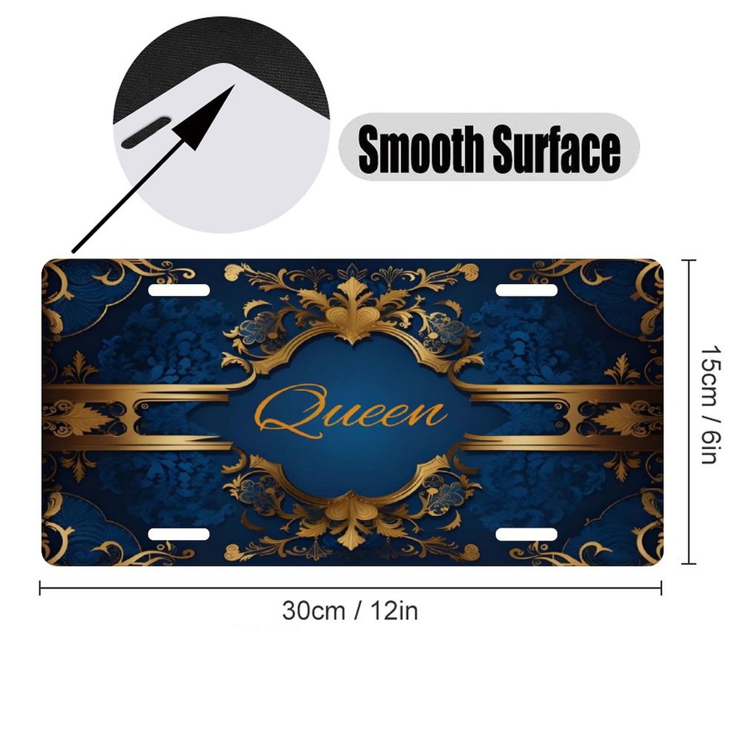 Car License Plate-11.8”x5.9”