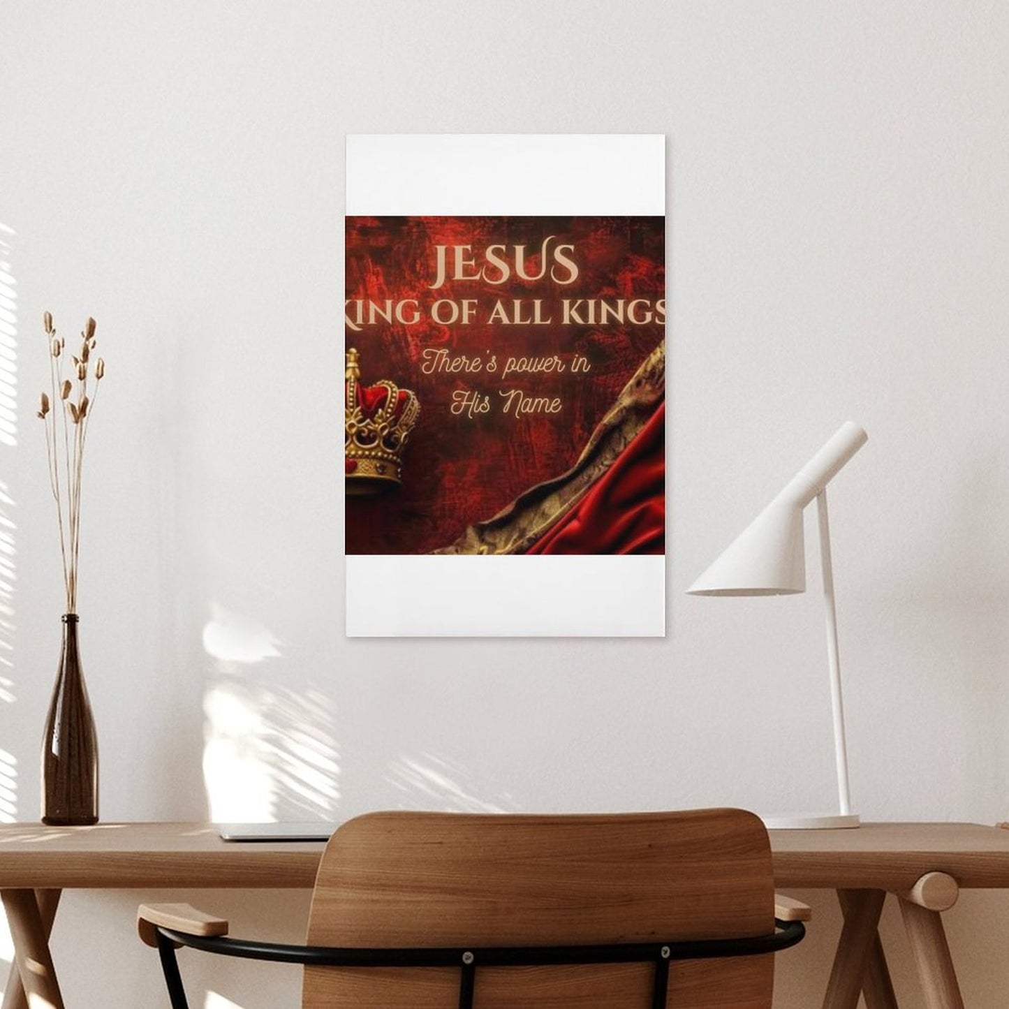 Framed Wooden Poster Hanging (Vertical 2:3)-8x12 inch
