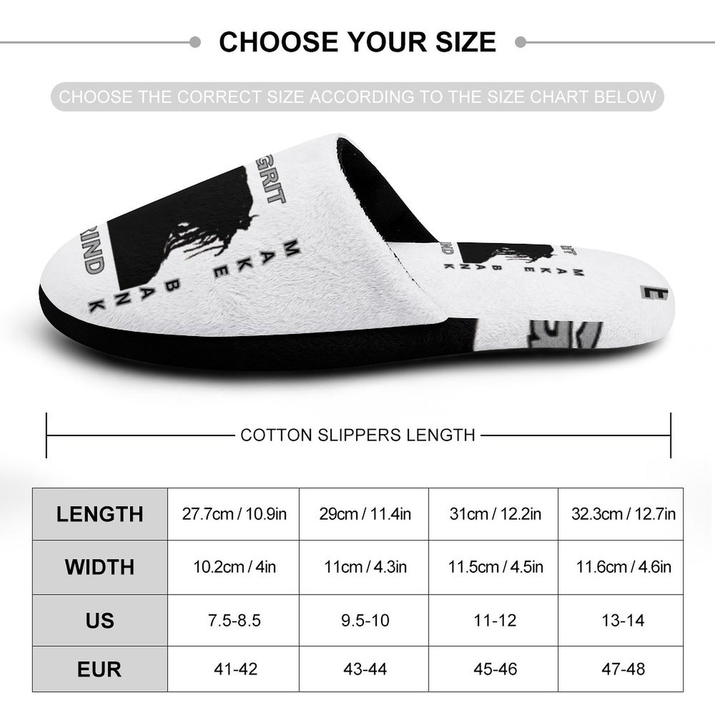 Flannel Men's Cotton Slippers