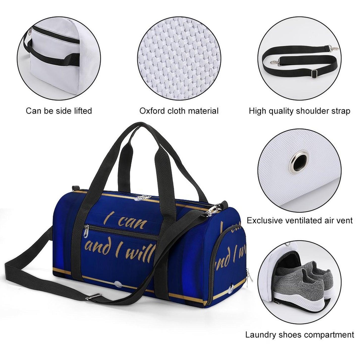 Gym bag Capacity Sports Duffel