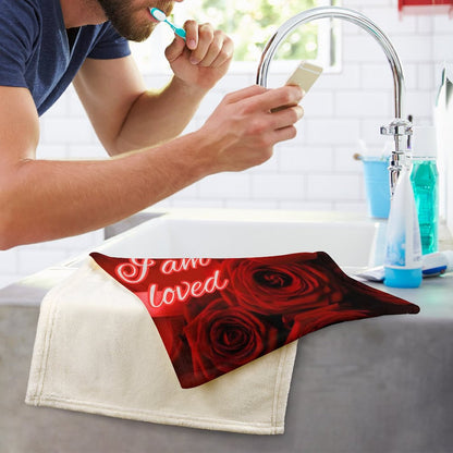 Coral Velvet Towel