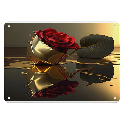Horizontal Personalized Metal Wall Art Tin Sign-5.5"x7.9"/14x20cm