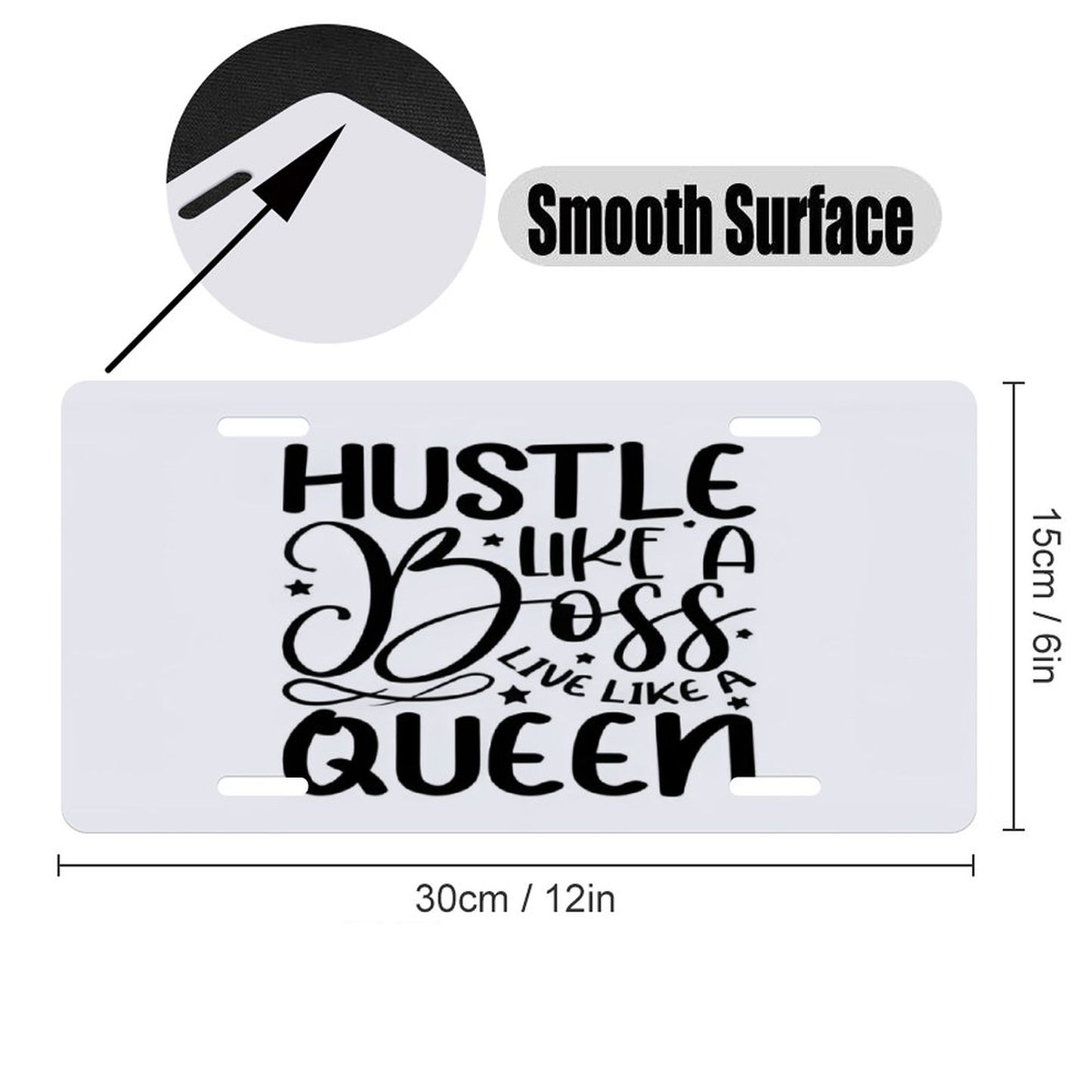 Car License Plate-11.8”x5.9”
