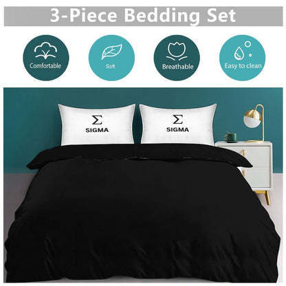 3-Piece Bedding Set-102"x90"/ 259x229cm (Dual-sided Printing)