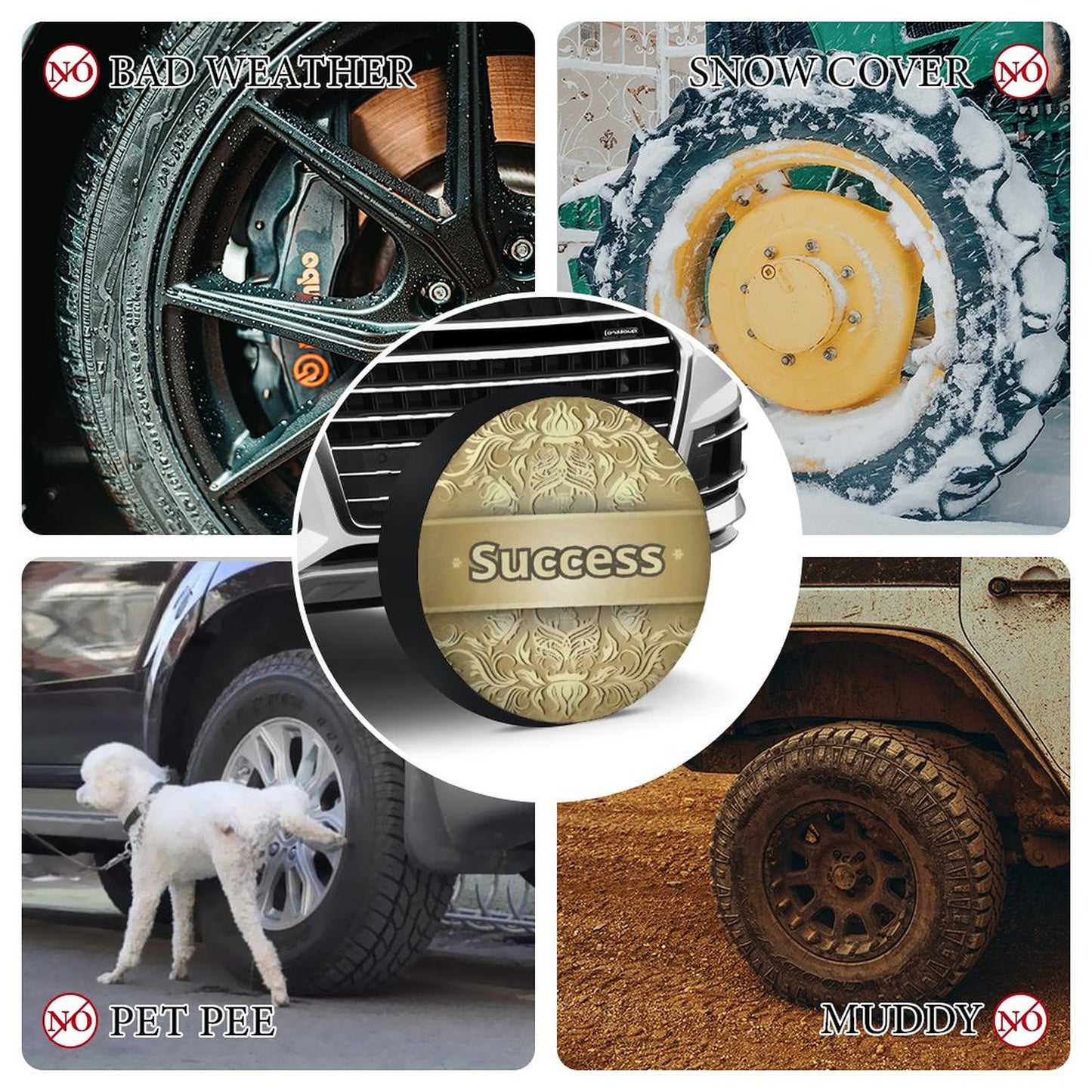 Oxford Cloth Tire Cover-SUCCESS