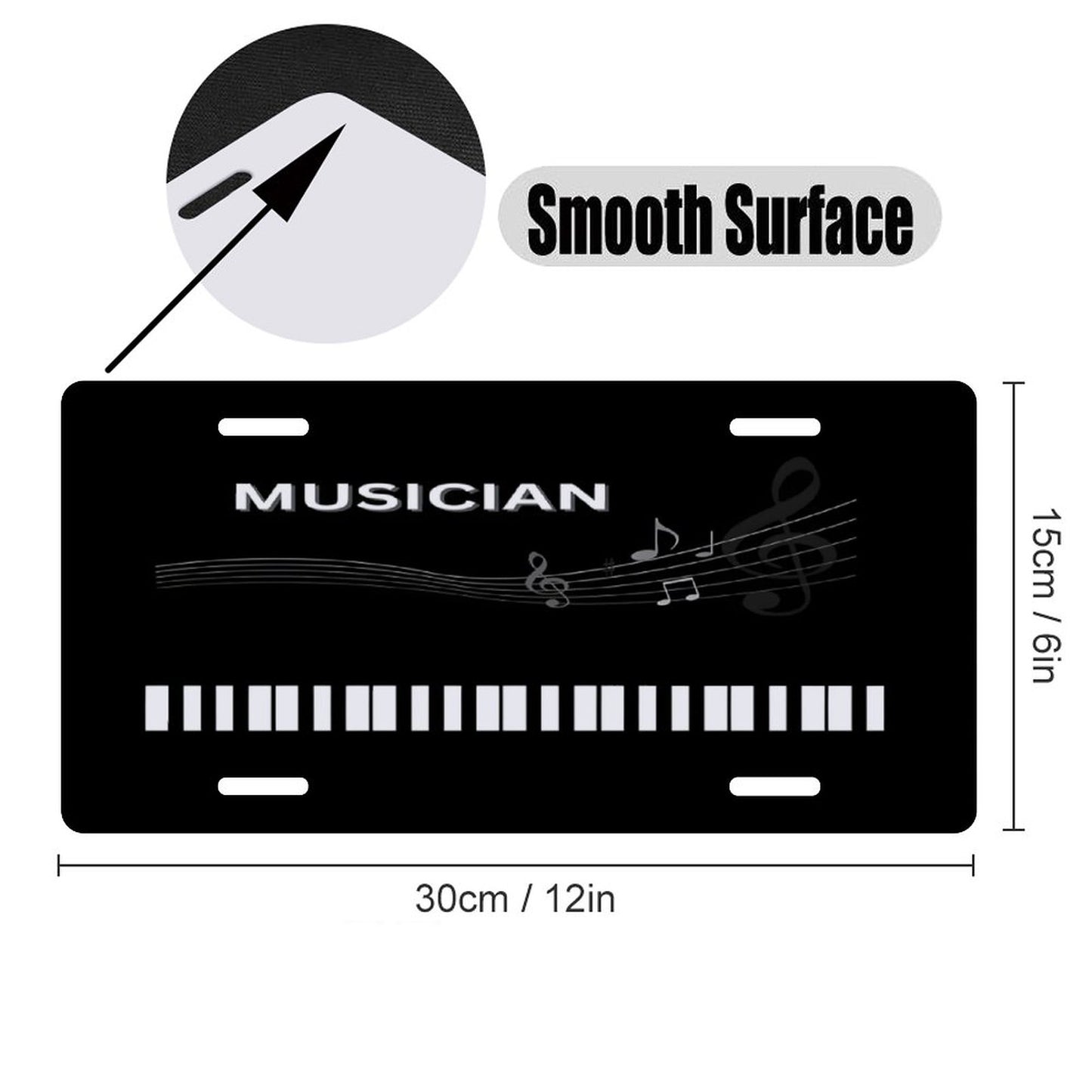 Car License Plate-11.8”x5.9”