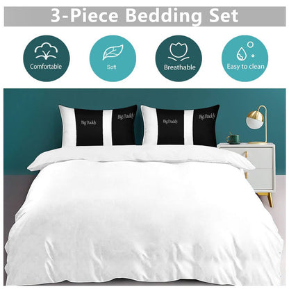 3-Piece Bedding Set-90"x90"/ 229x229cm (Dual-sided Printing)